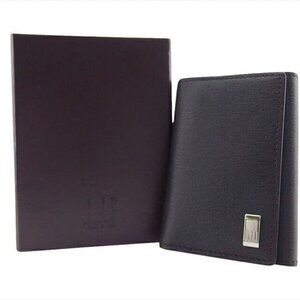 Dunhill Key holder Brown silver Women Authentic secondhand